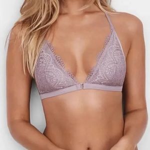 Victoria’s Secret Lilac Purple Lace Bralette Size Medium Like New